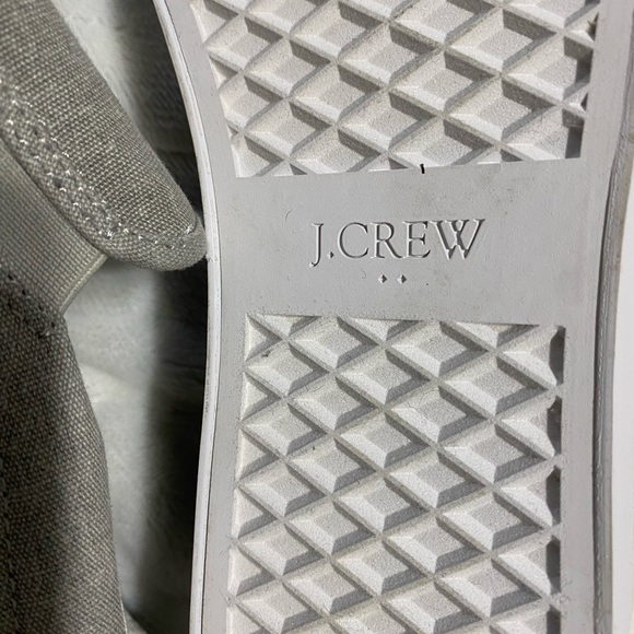 J.CREW Men’s Explorer Canvas Grey Slip On Shoe Size 11 - Picture 4 of 9